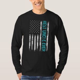 T-shirt Meilleur Oncle jamais avec nous American Flag Père