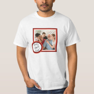 T-shirt Meilleur Oncle Jamais Cadres Photo personnalisée