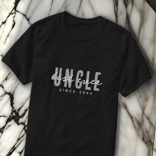 T-shirt Meilleur Oncle jamais moderne Élégante Fête des pè