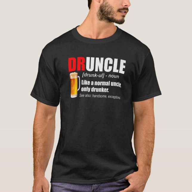 T-shirt Meilleur Oncle Jamais Unc (Devant)