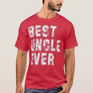 T-shirt Meilleur Oncle Jamais Vintage Fist Bump Funky Oncl