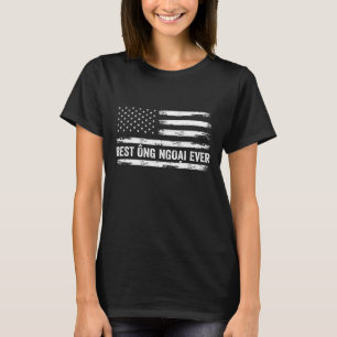 T-shirt Meilleur Ong Ngoai Jamais - Drapeau Usa Vietnamese