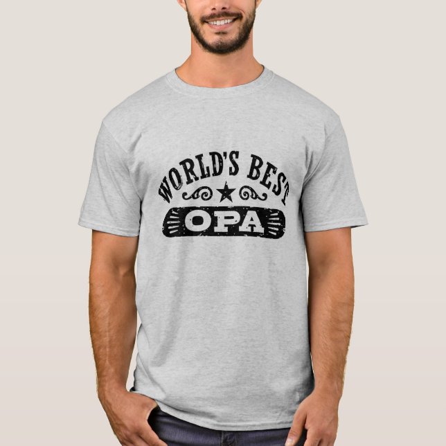 T-shirt Meilleur Opa au monde (Devant)