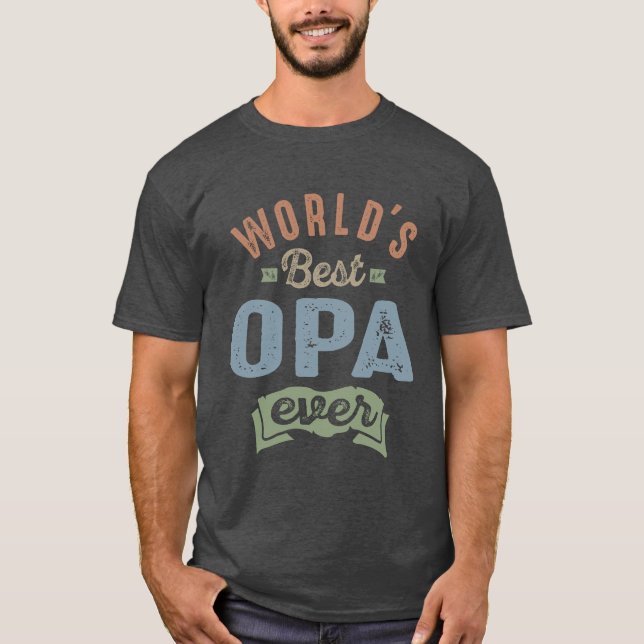 T-shirt Meilleur Opa au monde (Devant)
