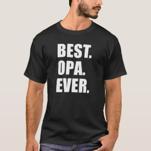 T-shirt Meilleur Opa jamais grand-père allemand (ON DARK)
