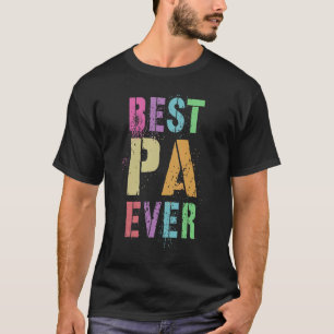 T-shirt Meilleur Pa Ever Papa Héros Vacay Homme Mythe Lége