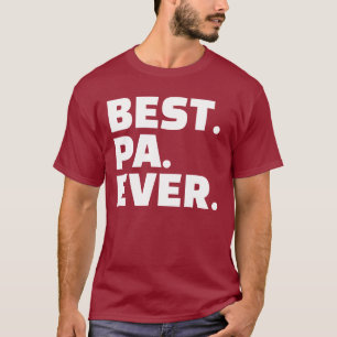 T-shirt Meilleur Pa Jamais Grand-pa Bold Typographie perso