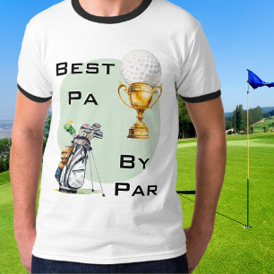 T-shirt Meilleur Pa Par Par Golfer Papa Golf Fête des père
