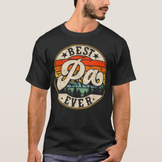 T-shirt Meilleur Pa Vintage de tous les temps pour la fête