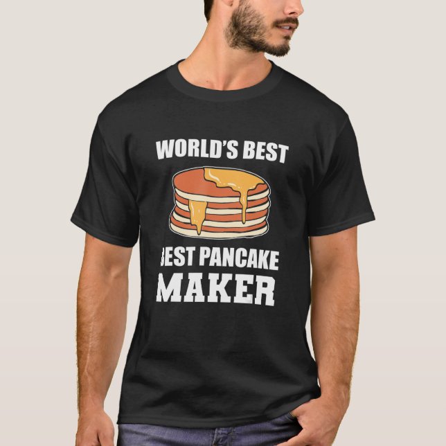 T-shirt Meilleur Pancake Maker Crêpe  (Devant)