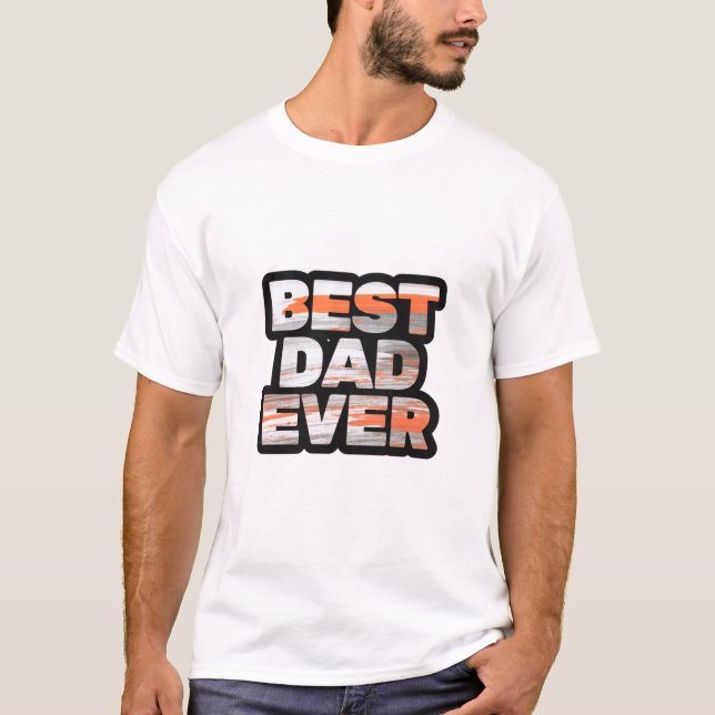 T-shirt Meilleur papa (Devant)
