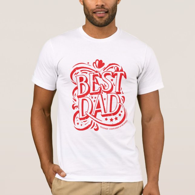 T-shirt Meilleur papa (Devant)