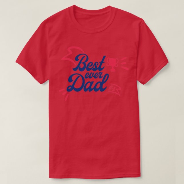 T-shirt Meilleur papa80 (Design devant)