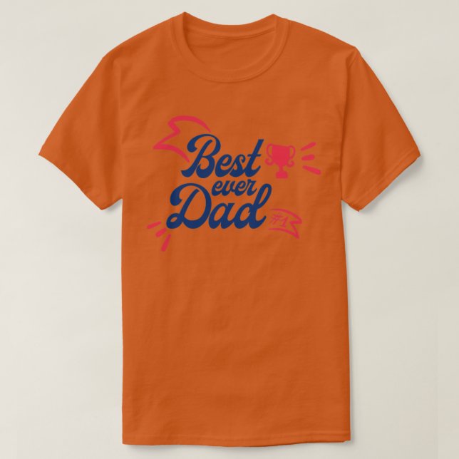 T-shirt Meilleur papa80 (Design devant)