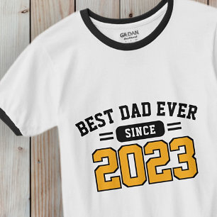 T-shirt Meilleur Papa Athlétique Moderne Prépa Fête des Pè