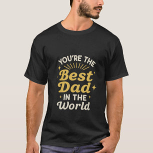 T-shirt Meilleur papa au monde Fête des pères