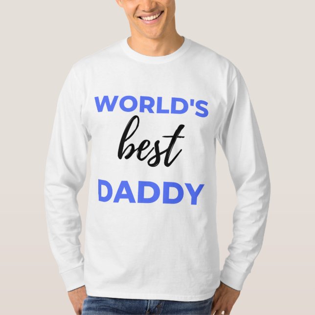 T-shirt Meilleur papa bl du monde (Devant)