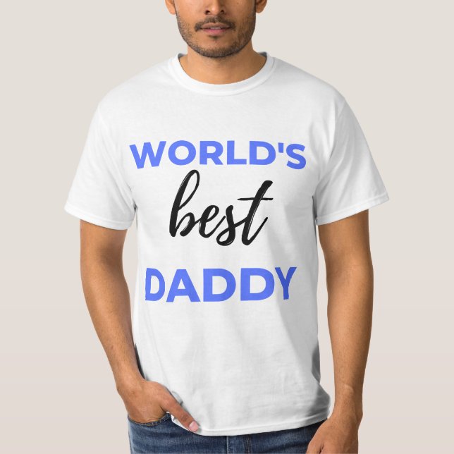 T-shirt Meilleur papa bl du monde (Devant)