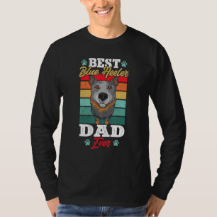 T-shirt Meilleur papa Blue Heeler pour homme Ever Australi
