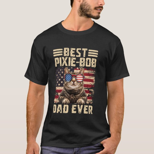 T-shirt Meilleur papa Bob Pixie Jamais (Devant)