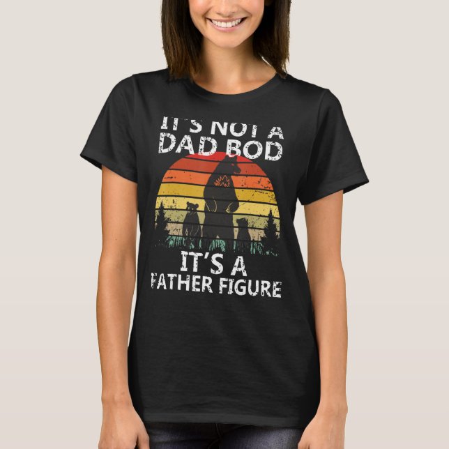 T-shirt Meilleur Papa Bod Père Pour Hommes Grand-Père Homm (Devant)