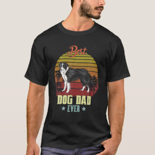 T-shirt Meilleur papa Border Collie de tous les temps Cade