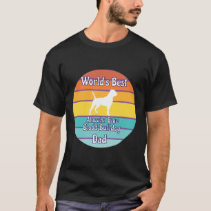 T-shirt Meilleur papa bouledogue Alapaha Blue Blood