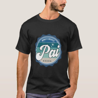 T-shirt Meilleur Papa Brésilien Du Monde