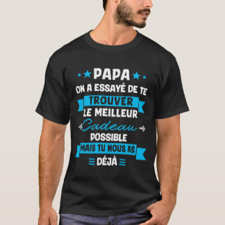 T-shirt Meilleur Papa Cadeau