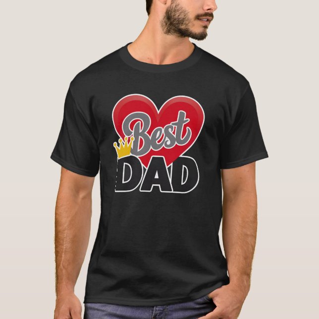 T-shirt meilleur papa - cadeau Fête des pères parf (Devant)