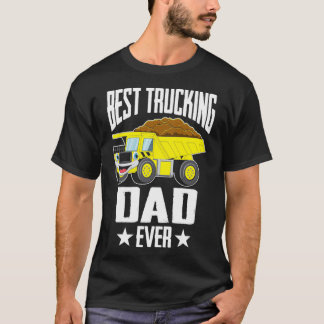 T-shirt Meilleur papa camionneur jamais
