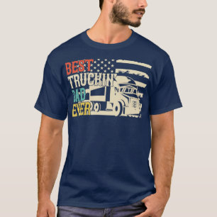 T-shirt Meilleur papa camionneur jamais