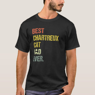 T-shirt Meilleur Papa Chat Chartreux pour Homme  Chat