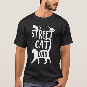 T-shirt Meilleur Papa Chat de Rue Fête des Pères Kitty Pap