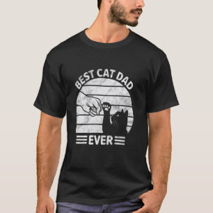 T-shirt Meilleur Papa Chat Drôle Amateur de Chatons Hommes