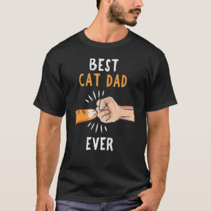 T-shirt Meilleur Papa Chat du Monde Bump Fit