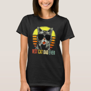 T-shirt Meilleur Papa Chat du Monde  Chat   Fête des Pères