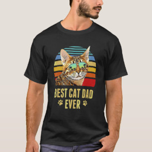T-shirt Meilleur Papa Chat du Monde Chat Fête des Pères
