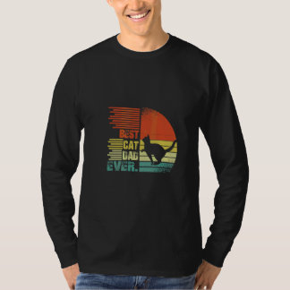 T-shirt Meilleur Papa Chat du Monde  Papa Graphique  T-Shi