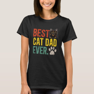 T-shirt Meilleur papa chat du monde propriétaire de chat é
