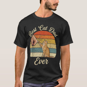 T-shirt Meilleur Papa Chat du Monde Vintage Drôle de Papa 