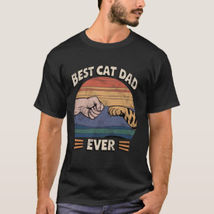 T-shirt Meilleur papa chat jamais drôle amateur de chaton