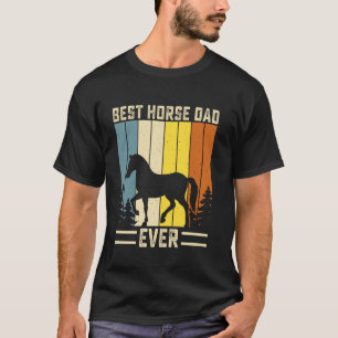 T-shirt Meilleur papa cheval de tous les temps Amour de ch