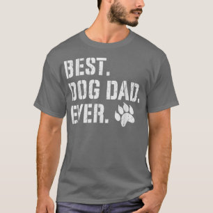 T-shirt Meilleur papa chien ever Patte drôle assorti propr