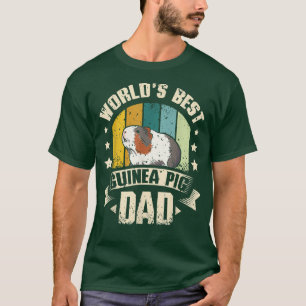 T-shirt Meilleur papa cochon d'Inde du monde