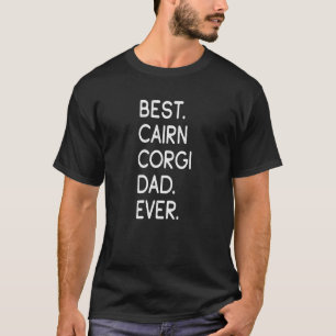T-shirt Meilleur Papa Corgi Cairn pour Homme