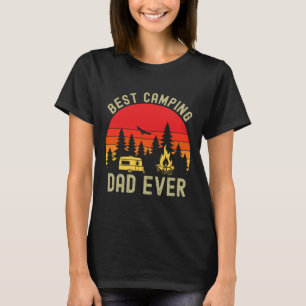 T-shirt Meilleur Papa de Camping pour la Fête des Pères de
