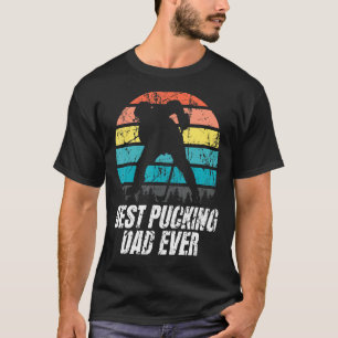 T-shirt Meilleur papa de canard jamais - Papa de hockey su