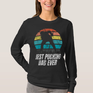 T-shirt Meilleur papa de canard jamais - Papa de hockey su