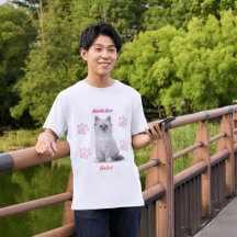 Meilleur Papa de Chat au Monde Photo Élégante Simp